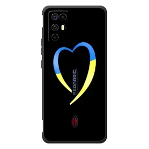 Силиконовый Чехол на ZTE Nubia RedMagic 6R (Я-Украина) (Украинское сердце)