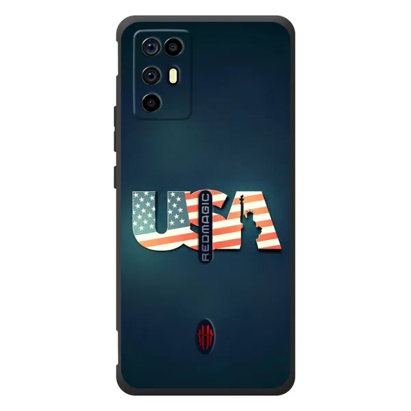 Чехол с рисунком «USA» для ZTE Nubia RedMagic 6R Чехол с рисунком «USA» для ZTE Nubia RedMagic 6R