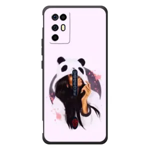 Чехол Стильные девушки на ZTE Nubia RedMagic 6R (В пижаме)