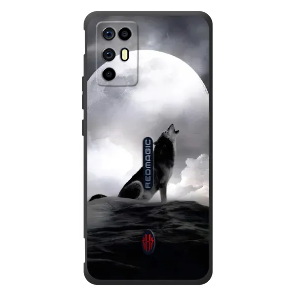 Чехол с рисунком «Волк и луна» для ZTE Nubia RedMagic 6R Чехол с рисунком «Волк и луна» для ZTE Nubia RedMagic 6R