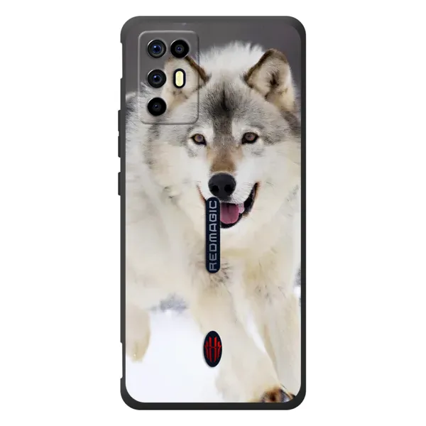 Чехол с рисунком «Волк на снегу» для ZTE Nubia RedMagic 6R Чехол с рисунком «Волк на снегу» для ZTE Nubia RedMagic 6R
