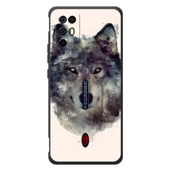 Чехол с рисунком «Волк» для ZTE Nubia RedMagic 6R Чехол с рисунком «Волк» для ZTE Nubia RedMagic 6R