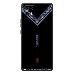Силиконовый Чехол на ZTE Nubia RedMagic 6R (Воротник вышиванки)