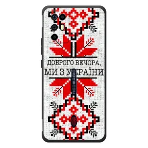 Силиконовый Чехол на ZTE Nubia RedMagic 6R (Вышиванка Доброго вечера)
