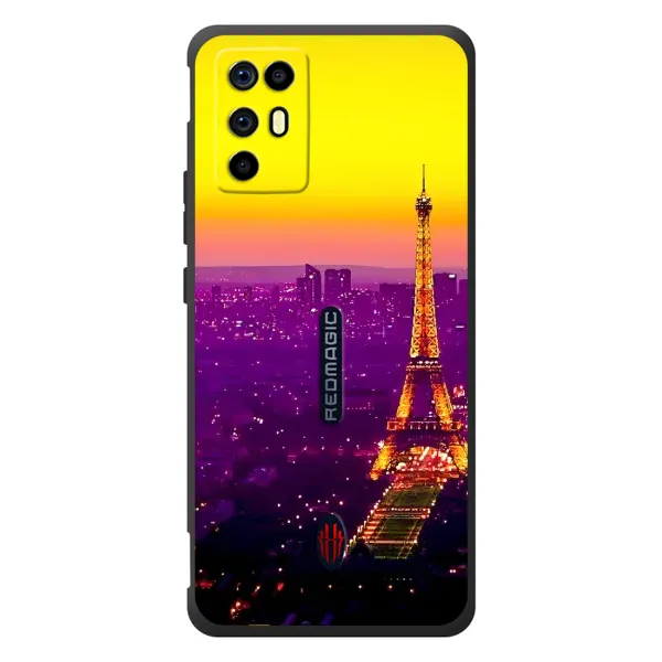 Чехол с рисунком «Яркая башня» для ZTE Nubia RedMagic 6R Чехол с рисунком «Яркая башня» для ZTE Nubia RedMagic 6R