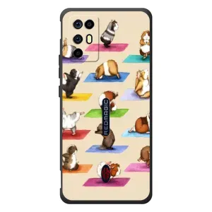 Чехол с Прикольным принтом на ZTE Nubia RedMagic 6R (Ёга свинок)