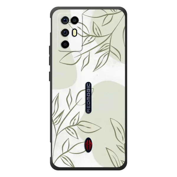 Чехол с рисунком «Зелёный дизайн» для ZTE Nubia RedMagic 6R Чехол с рисунком «Зелёный дизайн» для ZTE Nubia RedMagic 6R