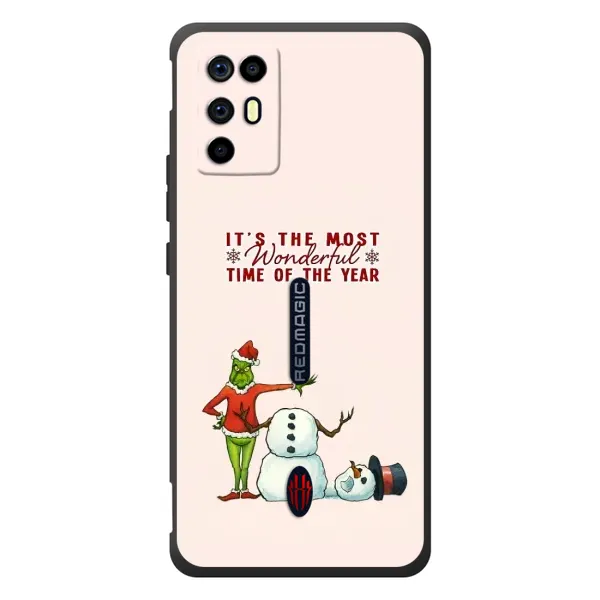 Чехол с рисунком «Злой Гринч» для ZTE Nubia RedMagic 6R Чехол с рисунком «Злой Гринч» для ZTE Nubia RedMagic 6R