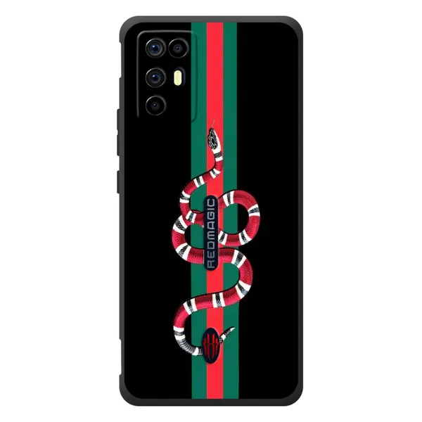 Чехол с рисунком «Змей Гуччи» для ZTE Nubia RedMagic 6R Чехол с рисунком «Змей Гуччи» для ZTE Nubia RedMagic 6R