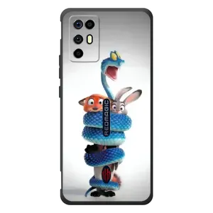 Силиконовый чехол с принтом Зоотрополіс для ZTE Nubia RedMagic 6R (Змея Зоо)