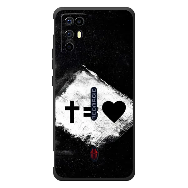 Чехол с рисунком «Значки 2» для ZTE Nubia RedMagic 6R Чехол с рисунком «Значки 2» для ZTE Nubia RedMagic 6R