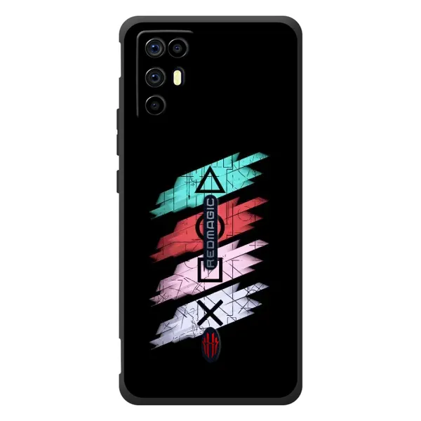 Чехол с рисунком «Значки Sony» для ZTE Nubia RedMagic 6R Чехол с рисунком «Значки Sony» для ZTE Nubia RedMagic 6R