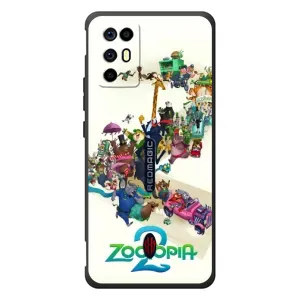 Силиконовый чехол с принтом Зоотрополіс для ZTE Nubia RedMagic 6R (Зоотрополис логотип)