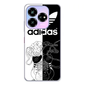 Чехол в стиле "Адидас" для Нубиа В60 Дезижн (Adidas шнурки)