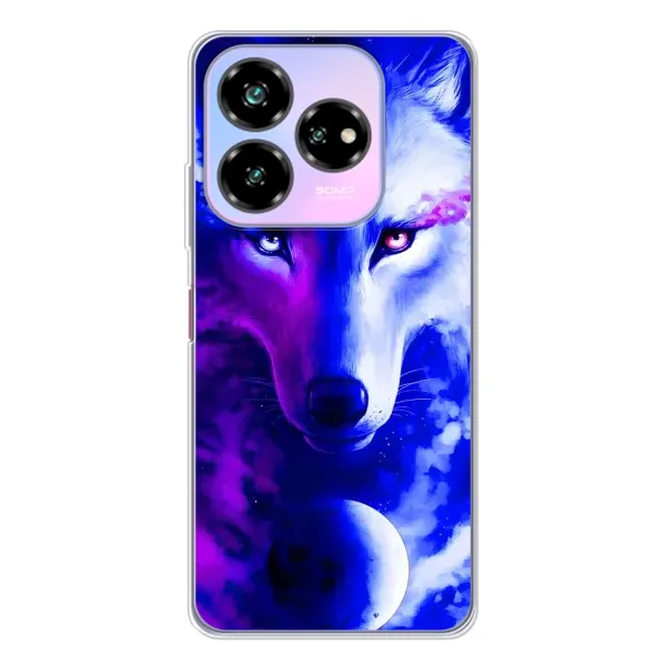 Чехол с рисунком «Арт-Волк» для ZTE Nubia V60 Design Чехол с рисунком «Арт-Волк» для ZTE Nubia V60 Design