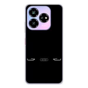 Силіконовий бампер з картинкою машини на ZTE Nubia V60 Design (Сілует Audi)