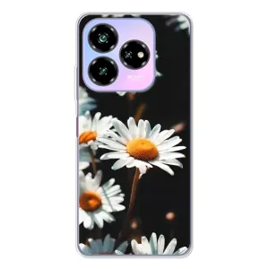 Чехол с ромашками на ZTE Nubia V60 Design (Белые ромашки)