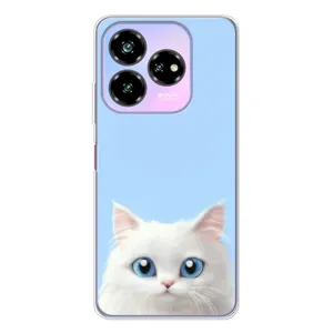 Чехол на тематику: Коты для ZTE Nubia V60 Design (Белый кот)