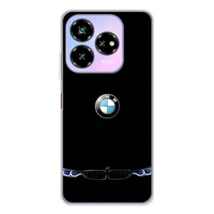 Силіконовий бампер з картинкою машини на ZTE Nubia V60 Design (Чорний BMW)