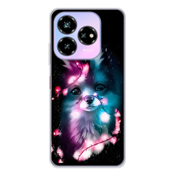 Чехол с рисунком «Черная Лиса» для ZTE Nubia V60 Design Чехол с рисунком «Черная Лиса» для ZTE Nubia V60 Design