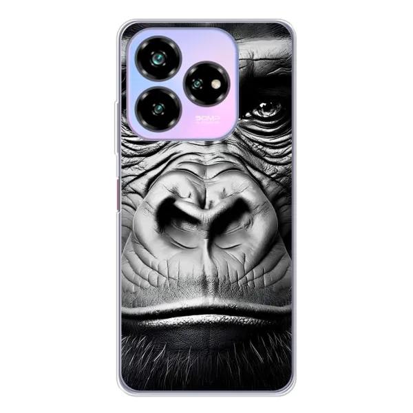 Чехол с рисунком «Черная обезьяна» для ZTE Nubia V60 Design Чехол с рисунком «Черная обезьяна» для ZTE Nubia V60 Design