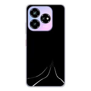 Чехол с картинками на черном фоне для ZTE Nubia V60 Design (Дорога)