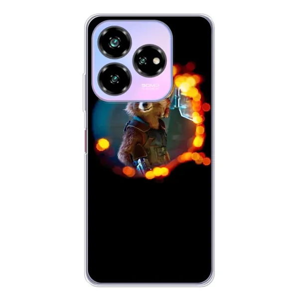 Чехол с рисунком «Енот Ракета» для ZTE Nubia V60 Design Чехол с рисунком «Енот Ракета» для ZTE Nubia V60 Design