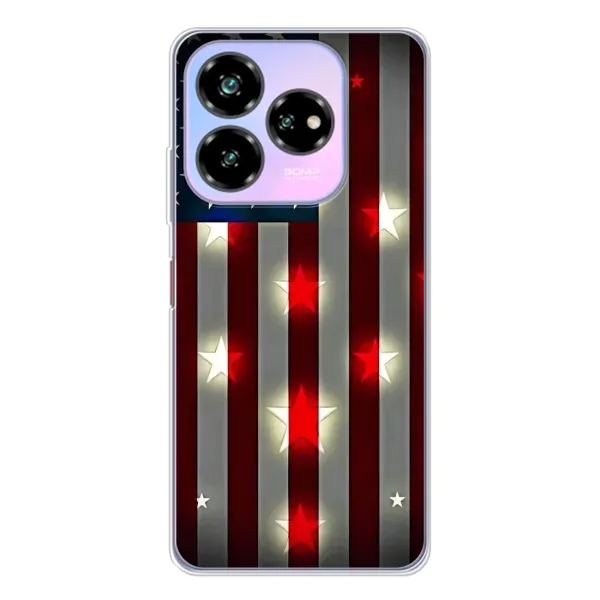 Чехол с рисунком «Флаг США 2» для ZTE Nubia V60 Design Чехол с рисунком «Флаг США 2» для ZTE Nubia V60 Design
