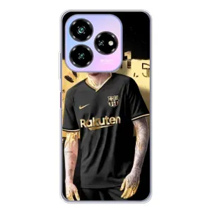 Силиконовый Чехол ZTE Nubia V60 Design (Gold Neymar)