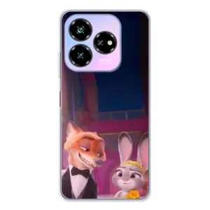 Силиконовый чехол с принтом Зоотрополіс для ZTE Nubia V60 Design (Главные герои)