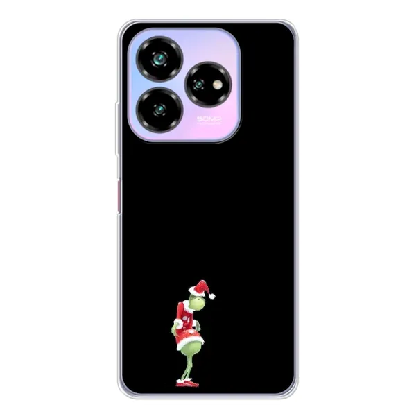 Чехол с рисунком «Гринч на чорном» для ZTE Nubia V60 Design Чехол с рисунком «Гринч на чорном» для ZTE Nubia V60 Design