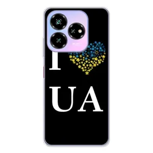 Силиконовый Чехол на ZTE Nubia V60 Design (Я-Украина) (I Love UA)