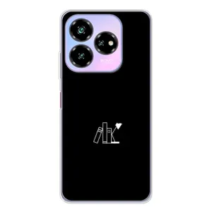 Чехол с картинками на черном фоне для ZTE Nubia V60 Design (Книжки)