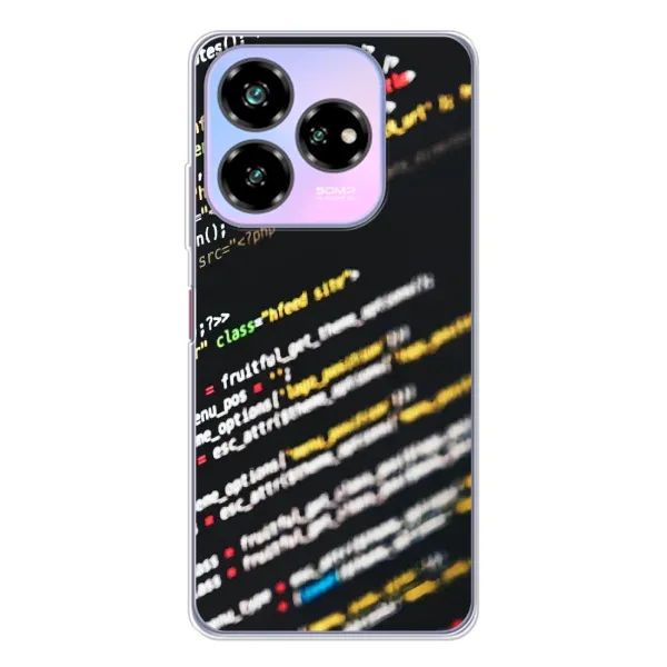 Чехол с рисунком «Код» для ZTE Nubia V60 Design Чехол с рисунком «Код» для ZTE Nubia V60 Design