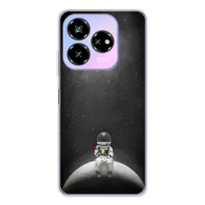 Силіконовый Чохол з принтом "Космонавти" на ZTE Nubia V60 Design (Космонавт романтик)