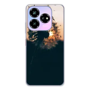 Силиконовый Чехол с одуванчиками на ZTE Nubia V60 Design (Красивый одуванчик)