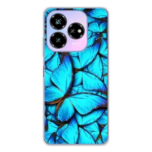 Силиконовый бампер с картинкой животных для ZTE Nubia V60 Design (Крылья бабочек)