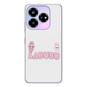 Чехол с принтом Лабубу для ZTE Nubia V60 Design (Логотип Лабубу)
