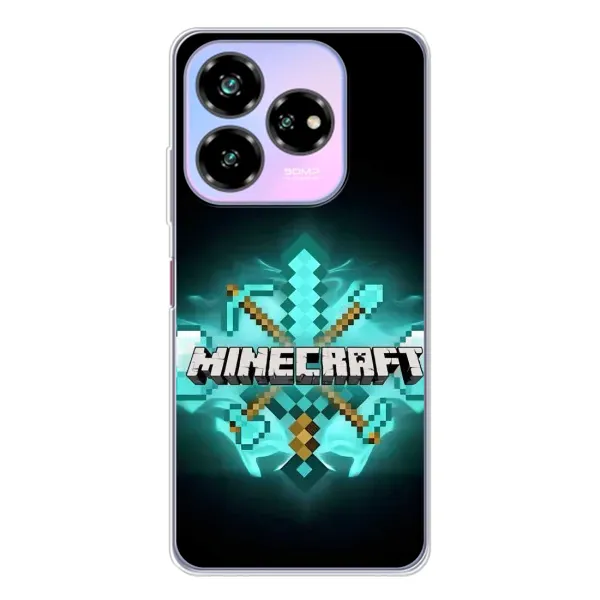 Чехол с рисунком «MineCraft 2» для ZTE Nubia V60 Design