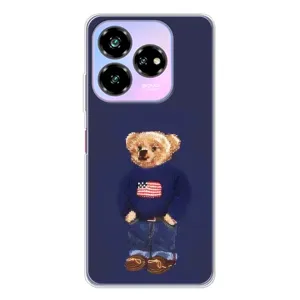 Чехлы Мишка Тедди для Нубиа В60 Дезижн (Мишка USA)