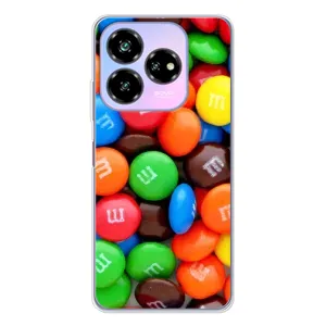 Чохол з зображенням смачної їжі для ZTE Nubia V60 Design (Різнокольорові M&M'S)