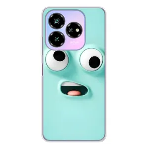 Чохли (ТПУ) (смішні стікери) для ZTE Nubia V60 Design (Кумедне м'ятне обличчя)