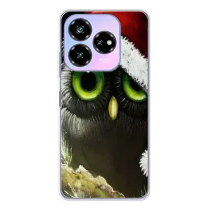 Чехлы с принтом СОВЫ для ZTE Nubia V60 Design (Новогодняя Сова)