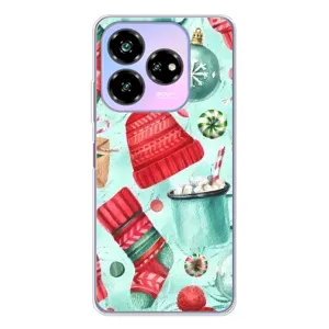 Чехол Санта Клаус для ZTE Nubia V60 Design (Одежда)
