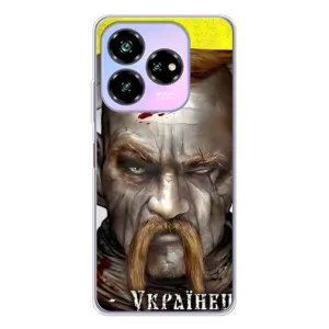 Чехол с картинкой (Патриотический КОЗАК) на ZTE Nubia V60 Design (Одноглазый Козак)