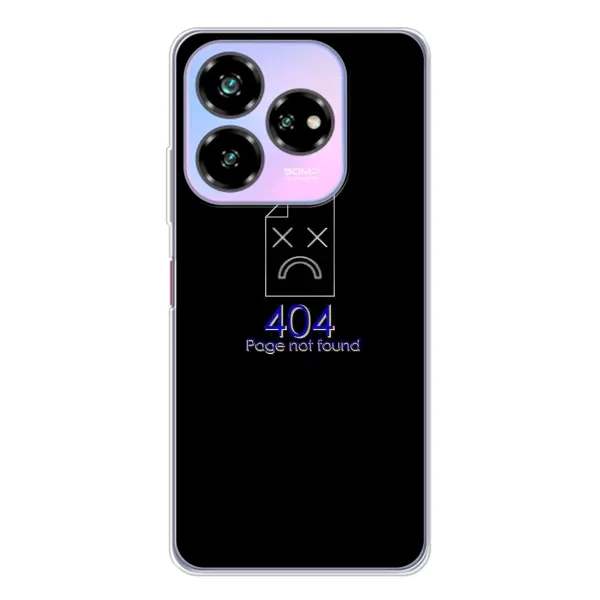 Чехол с рисунком «Ошибка 404» для ZTE Nubia V60 Design Чехол с рисунком «Ошибка 404» для ZTE Nubia V60 Design