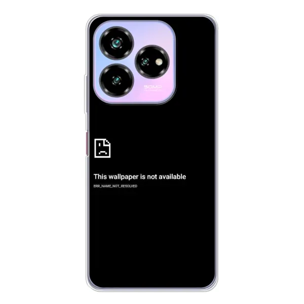 Чехол с рисунком «Ошибка» для ZTE Nubia V60 Design Чехол с рисунком «Ошибка» для ZTE Nubia V60 Design