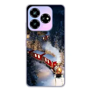 Силиконовый бампер на рождество для ZTE Nubia V60 Design (Поезд)