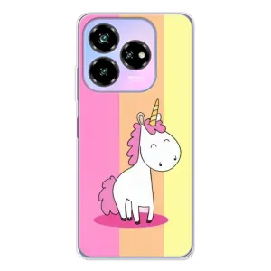 Чехол Unicorn на ZTE Nubia V60 Design (Радужный Единорог)