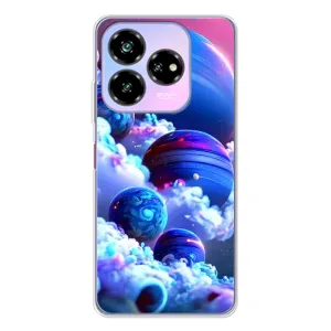Чохли КОСМОС на ZTE Nubia V60 Design (Сині планети)